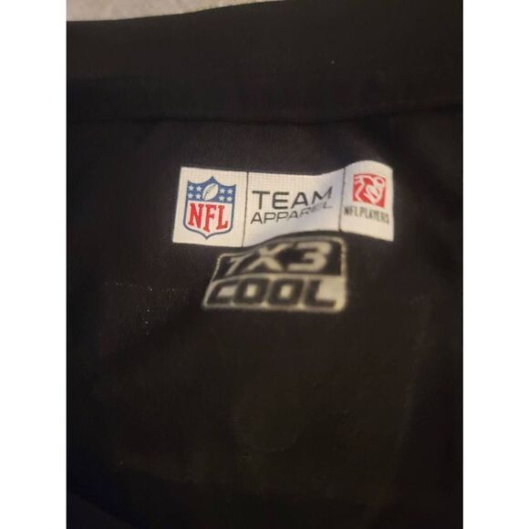 NFL Team Apparel TX3 Cool Men's Black Oakland Raiders Marshawn Lynch T-Shirt XL - Picture 2 of 5